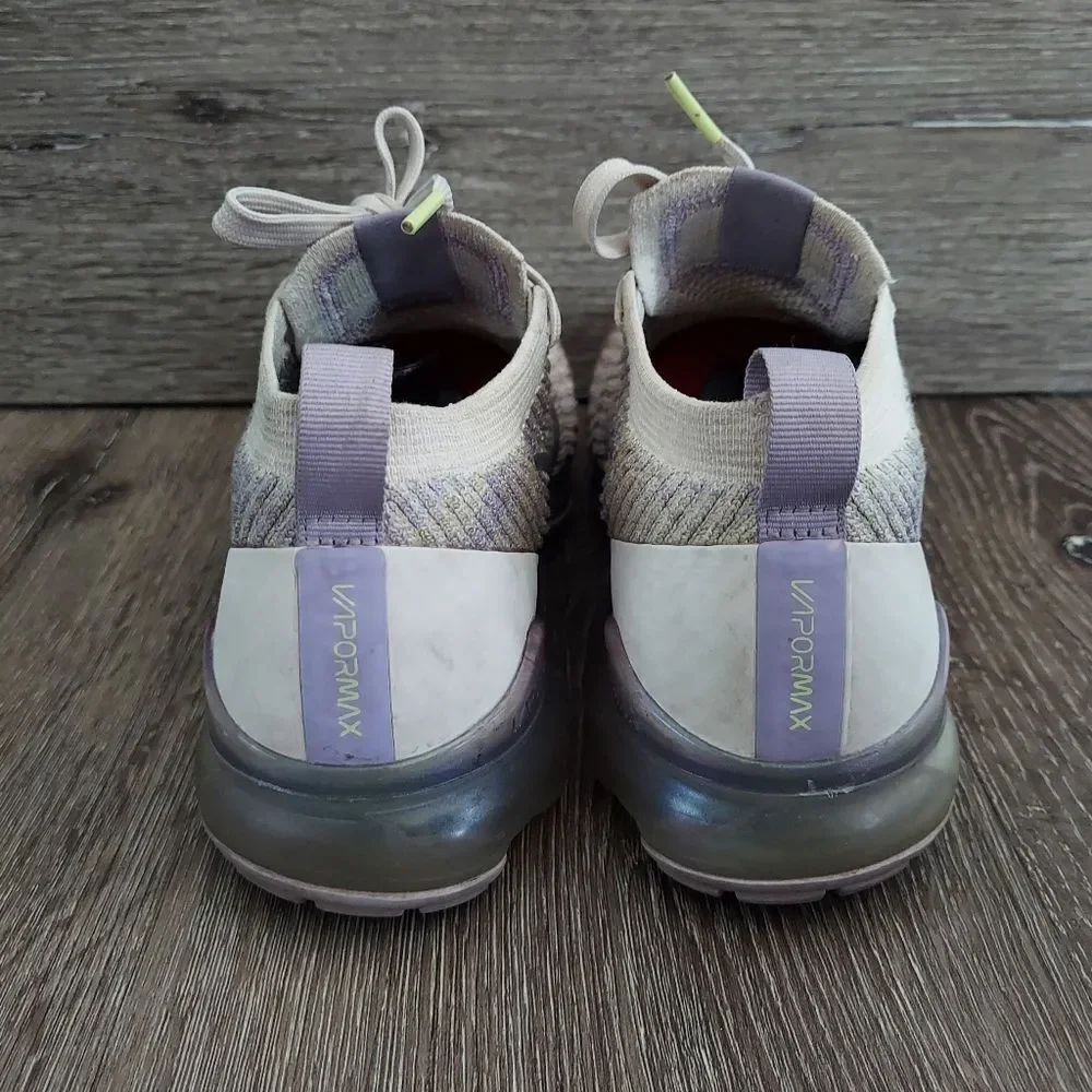Nike Air VaporMax Flyknit 3 AJ6910-102 White Lilac Green 7.5